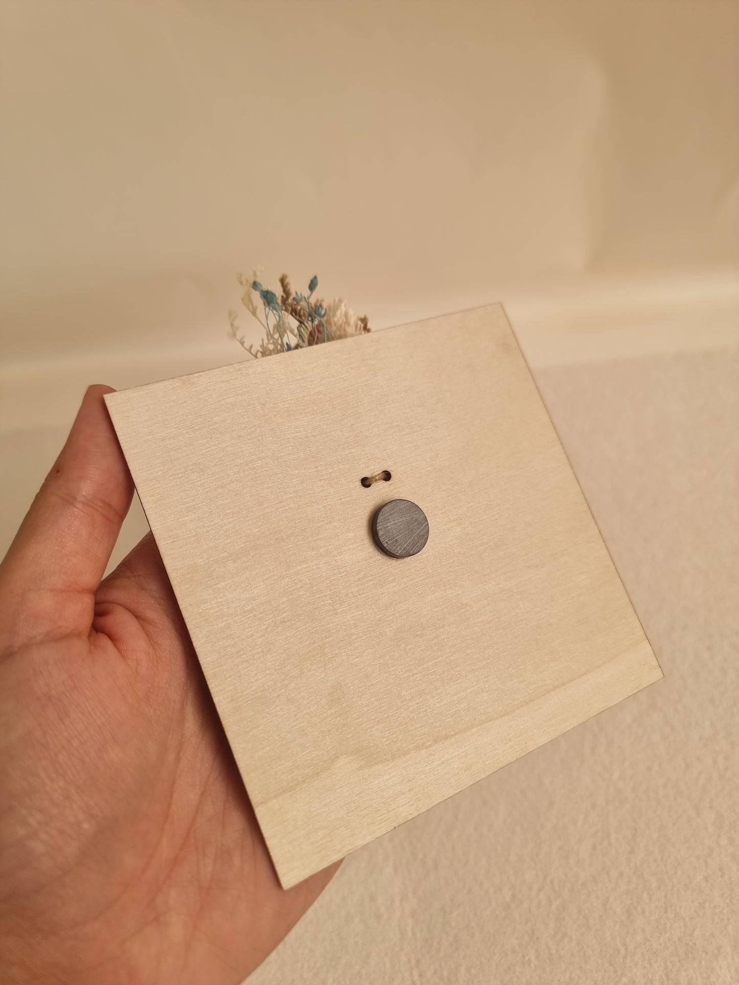 Jarra com flores secas