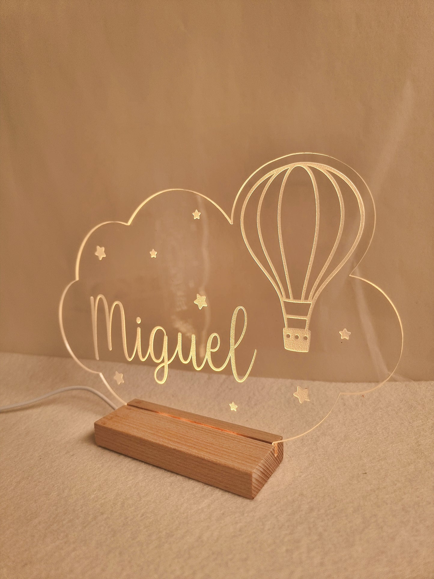 Candeeiro LED Personalizado – Nuvem ou Astronauta